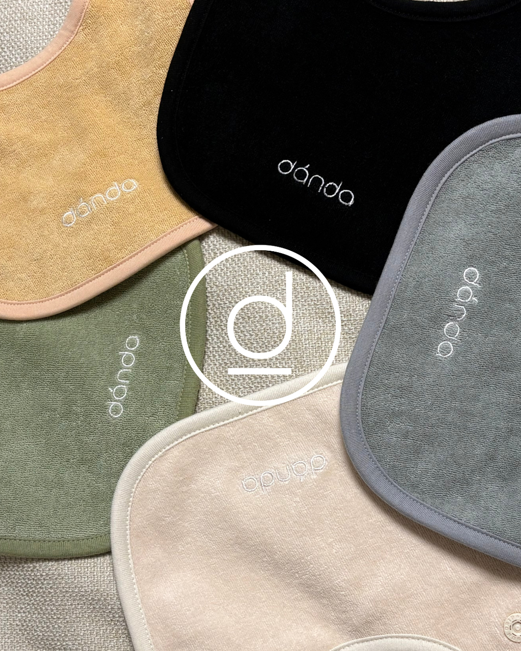 Terry Bib 5-Pack Set