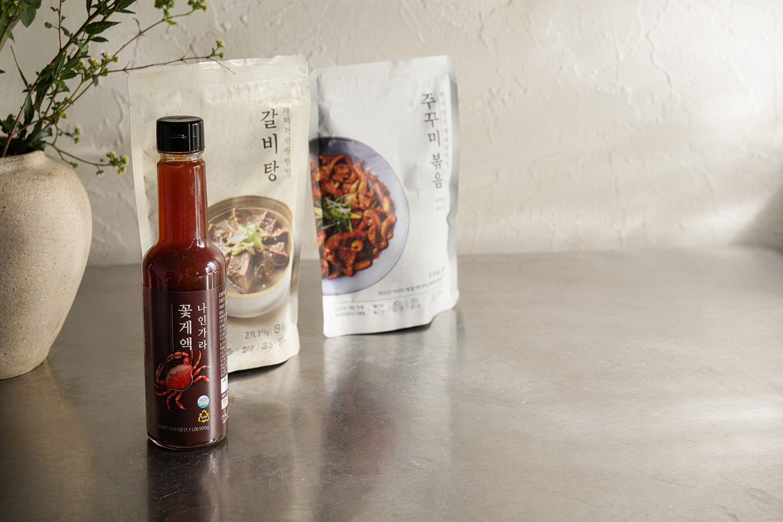 Crab fish sauce and pantry seasoning for Korean dishes