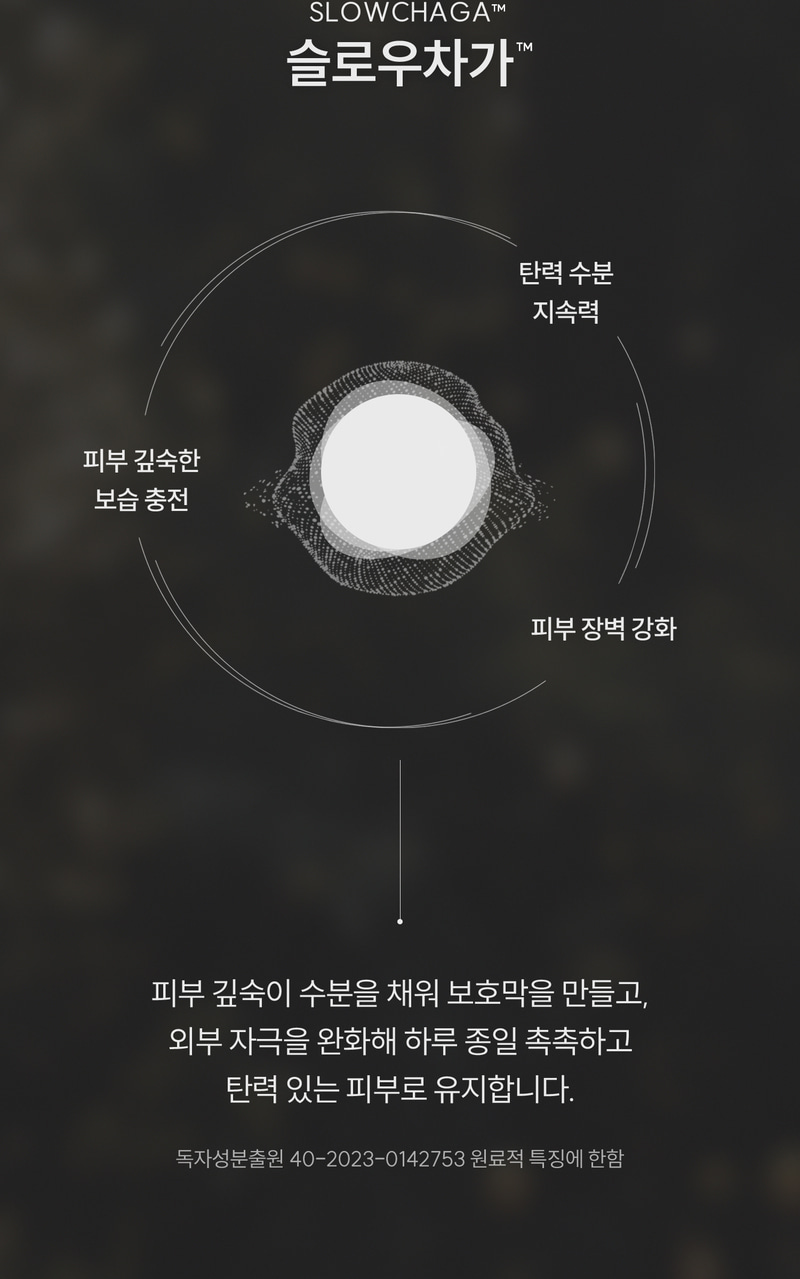 슬로우차가 광채탄력 페이스 아이 세럼